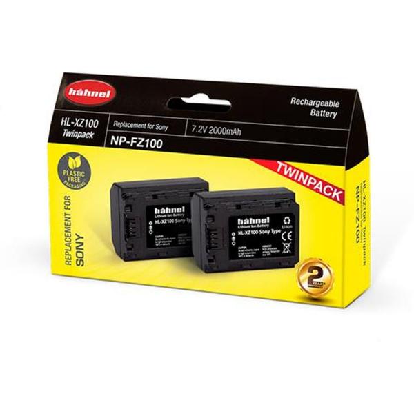 Hahnel HL-XZ100 Sony Type Twin Pack (NP-FZ100 Sony)
