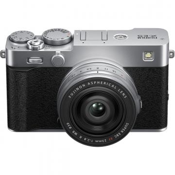 Fujifilm X-E5 + XF23mm f/2.8 R WR Kit Silver -...