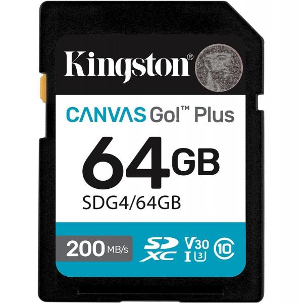 Kingston 64GB SDXC Canvas Go Plus GEN4