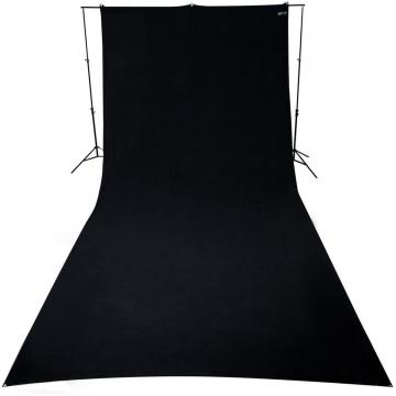 Westcott Wrinkle-Resistant Backdrop - Black...