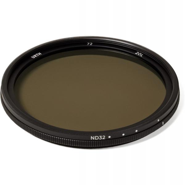 Urth 72mm ND2-32 (1-5 Stop) Variable ND Lens Filter (Plus+)